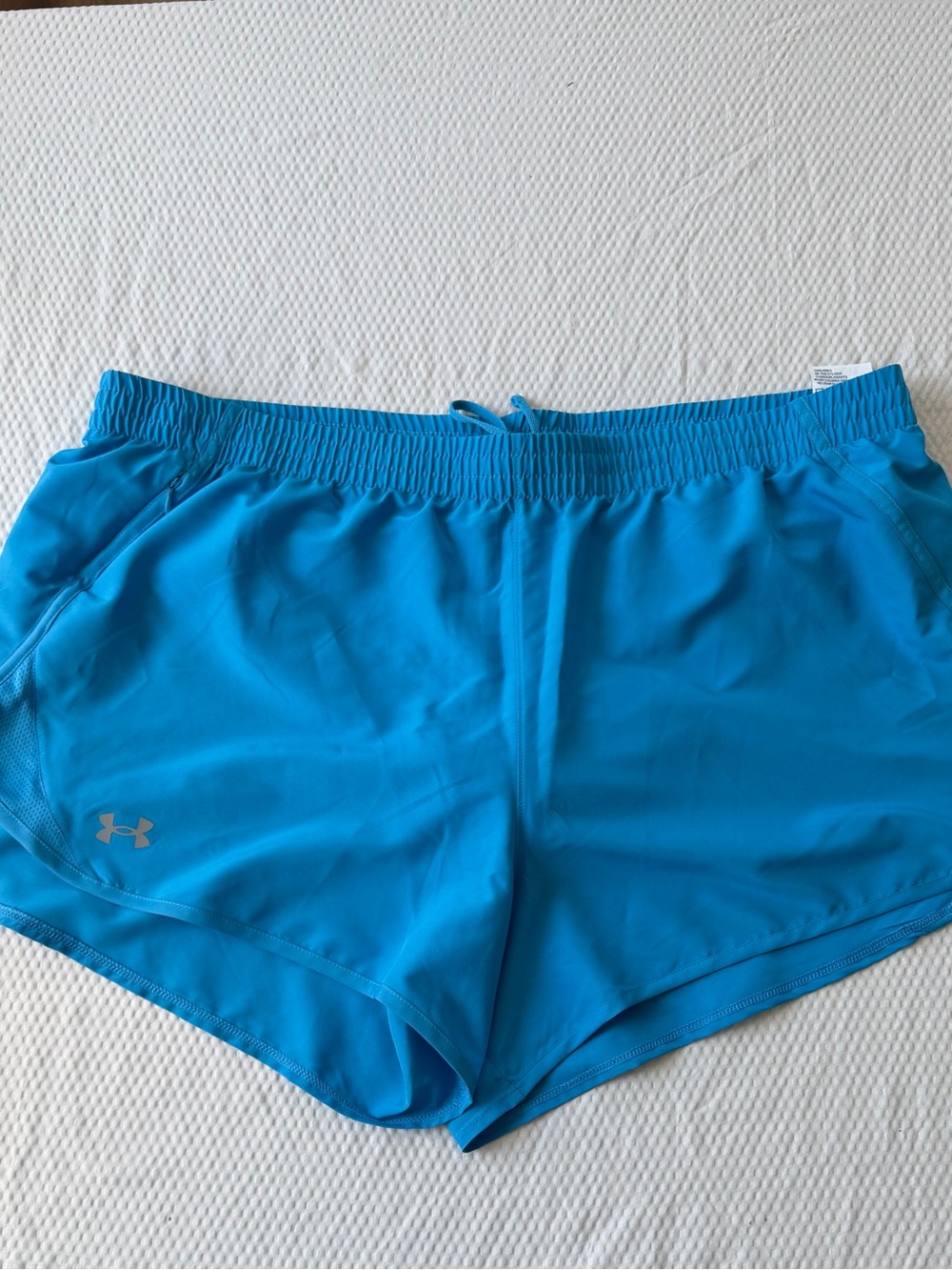 Under Armour Teal and Light Gray Athletic Shorts - 2XL